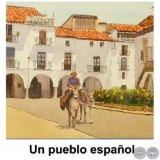 Un pueblo español - Obra de Emili Aparici